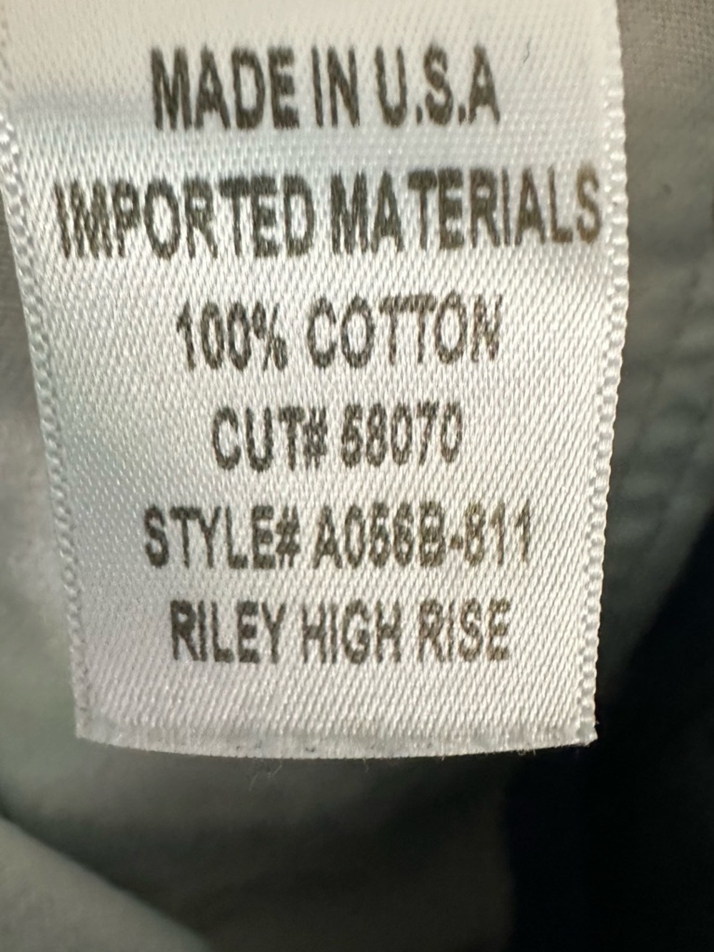 Agolde Riley High Rise Denim Jeans - Picture 4 of 4